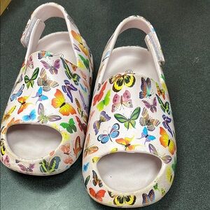EMMA NY Colorful Butterfly Kids Clogs